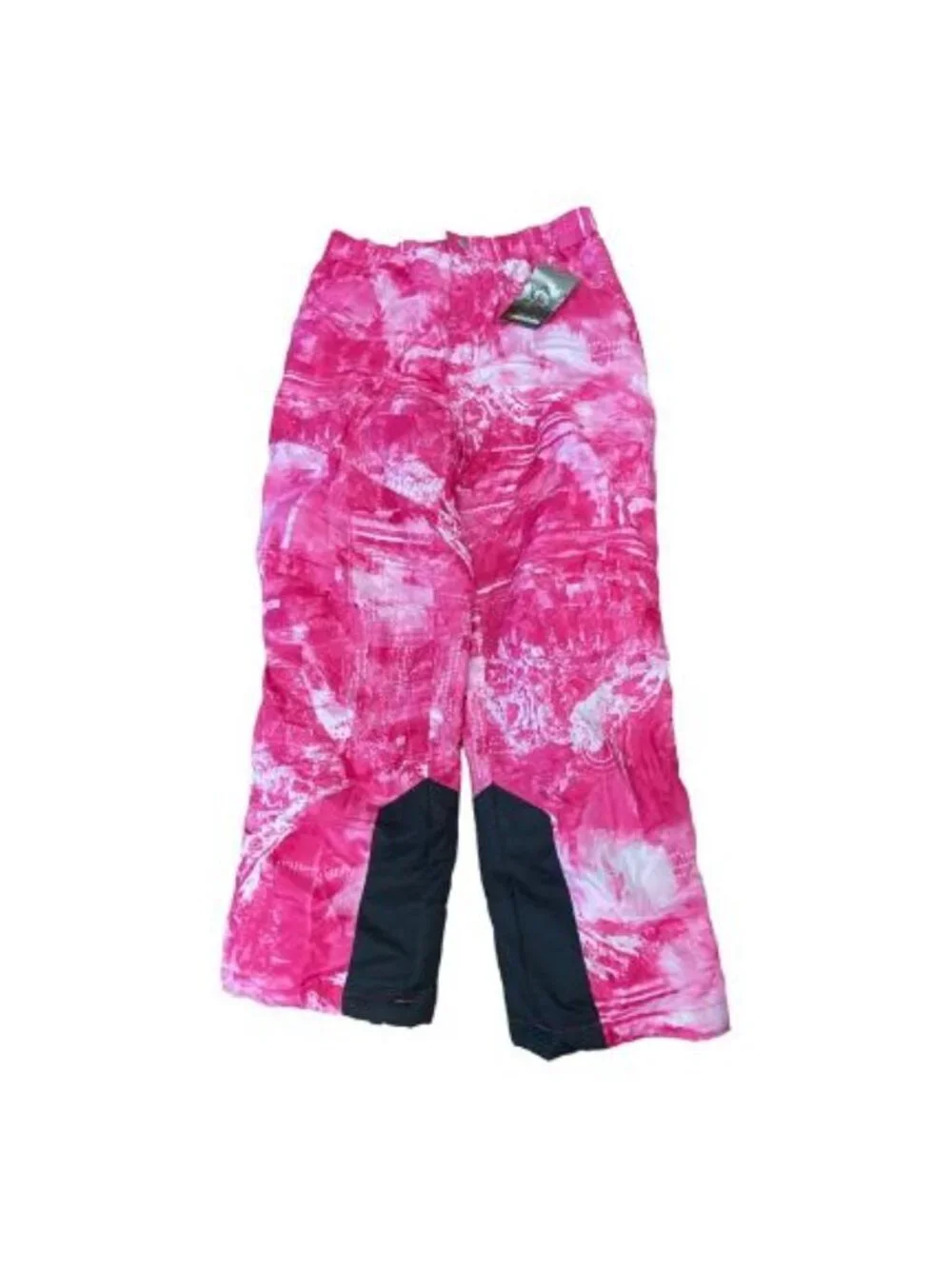 Mountain Expedition Snow Pants Girls Size 11 / 12 Abstract Camo Pink Color NWT